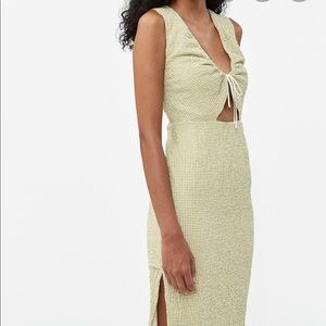 Chamboa Paloma Wool cut-out midi dress in green
